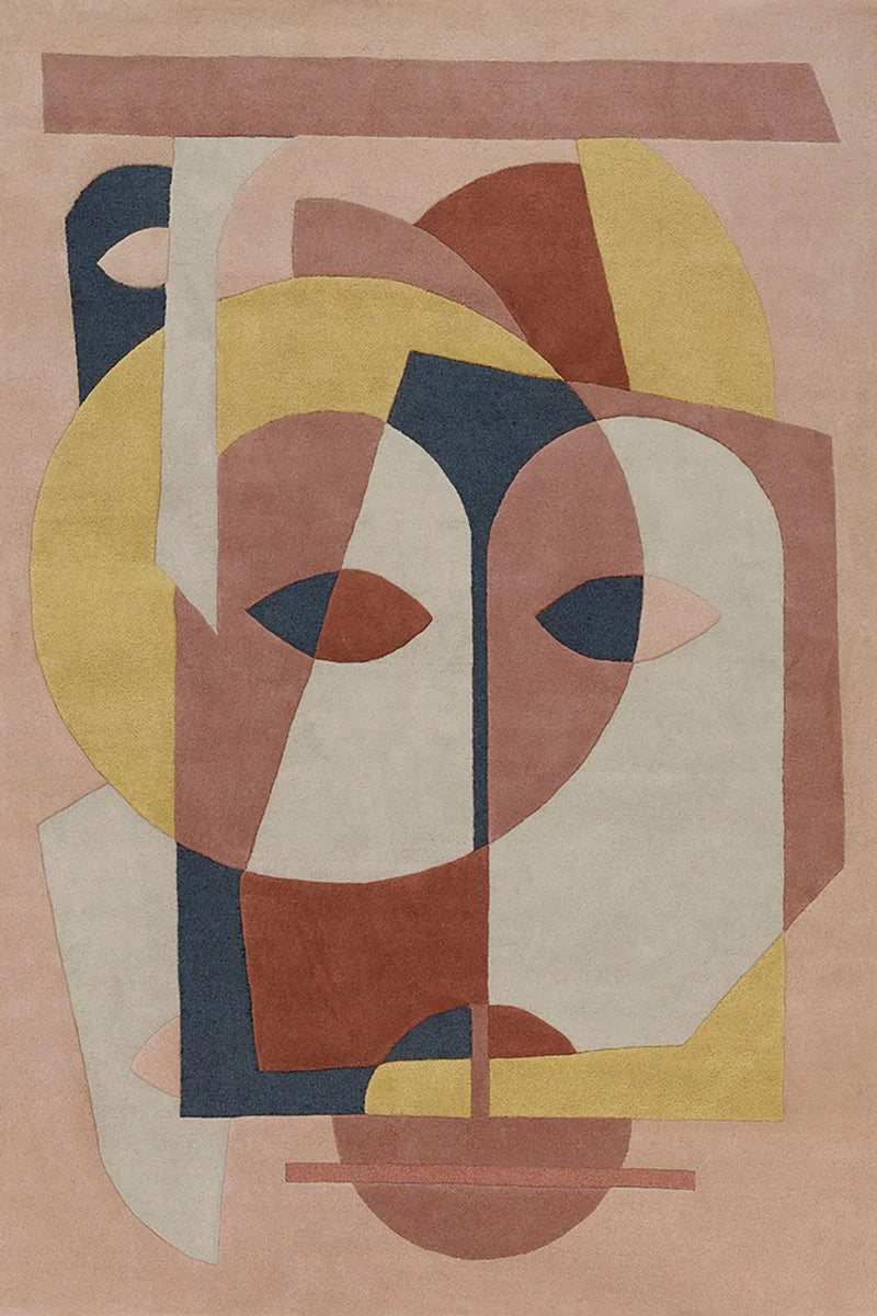 Colorful Geomatrical Design Rugs -Bisha Rugs