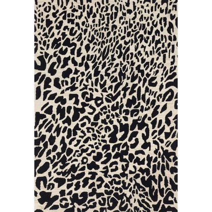 Moroccan Leopard Wool Area Rug