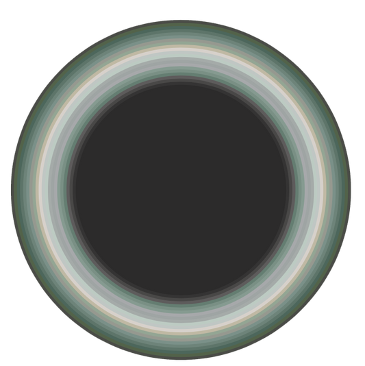Concentric Round Hand-Tufted Modern Rug-bisha-rugs