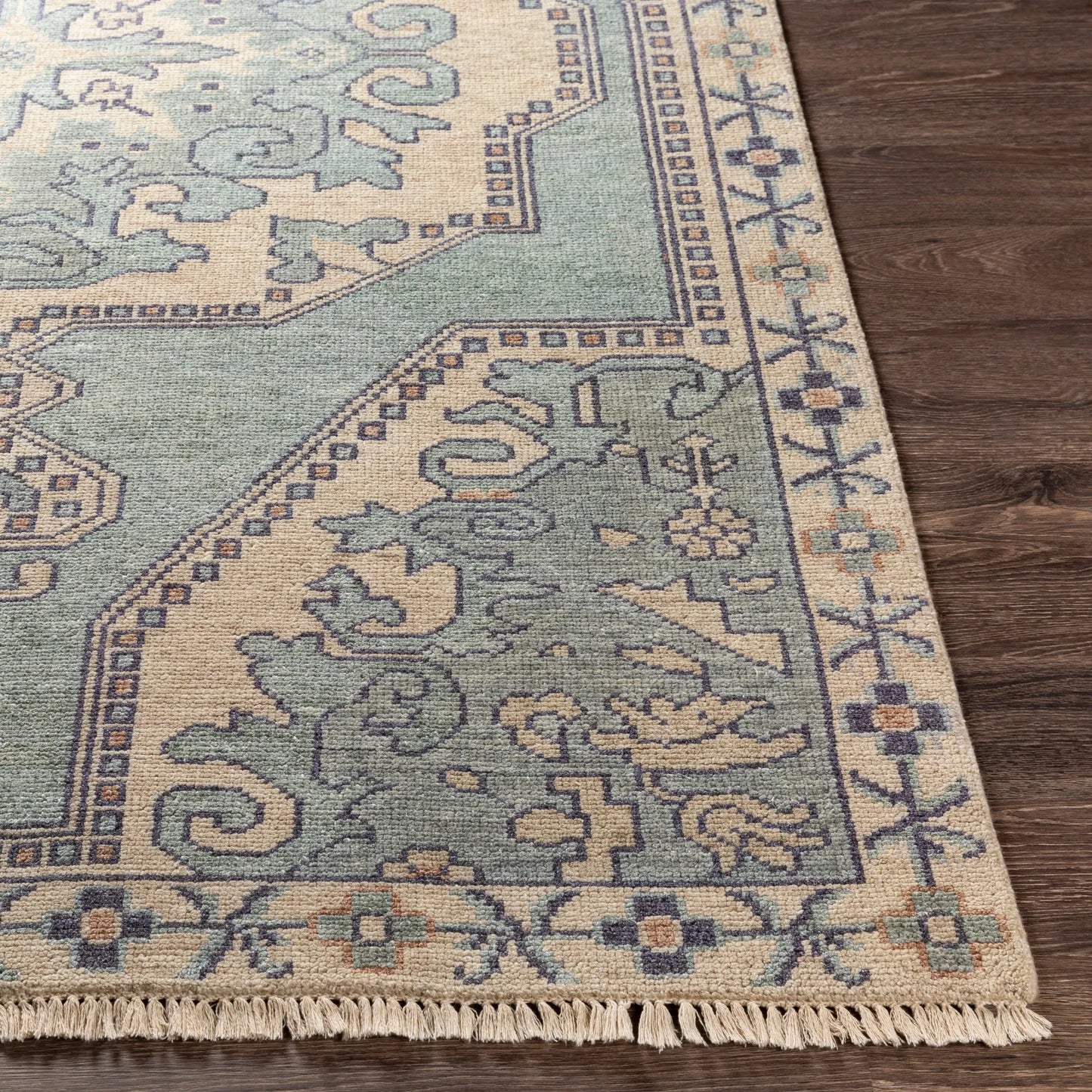 Designer Contemporary Handmade Oushak Wool Area Rug