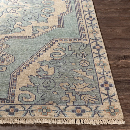 Designer Contemporary Handmade Oushak Wool Area Rug