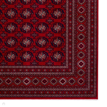 PD-004 Traditional Super-Soft Patterned Red Rug