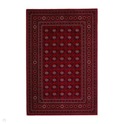 PD-004 Traditional Super-Soft Patterned Red Rug