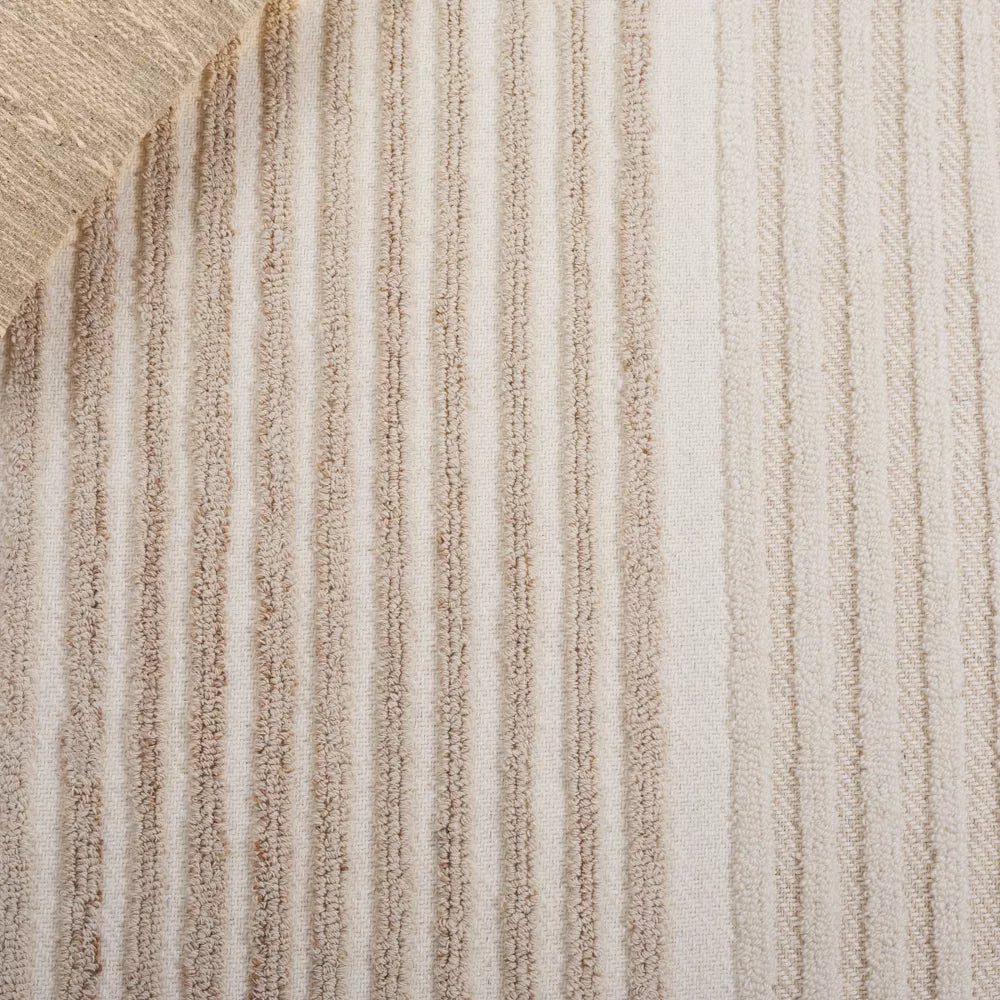 Ivory Hand Tufted Roung Rug - Safavieh-Bisha-Rugs