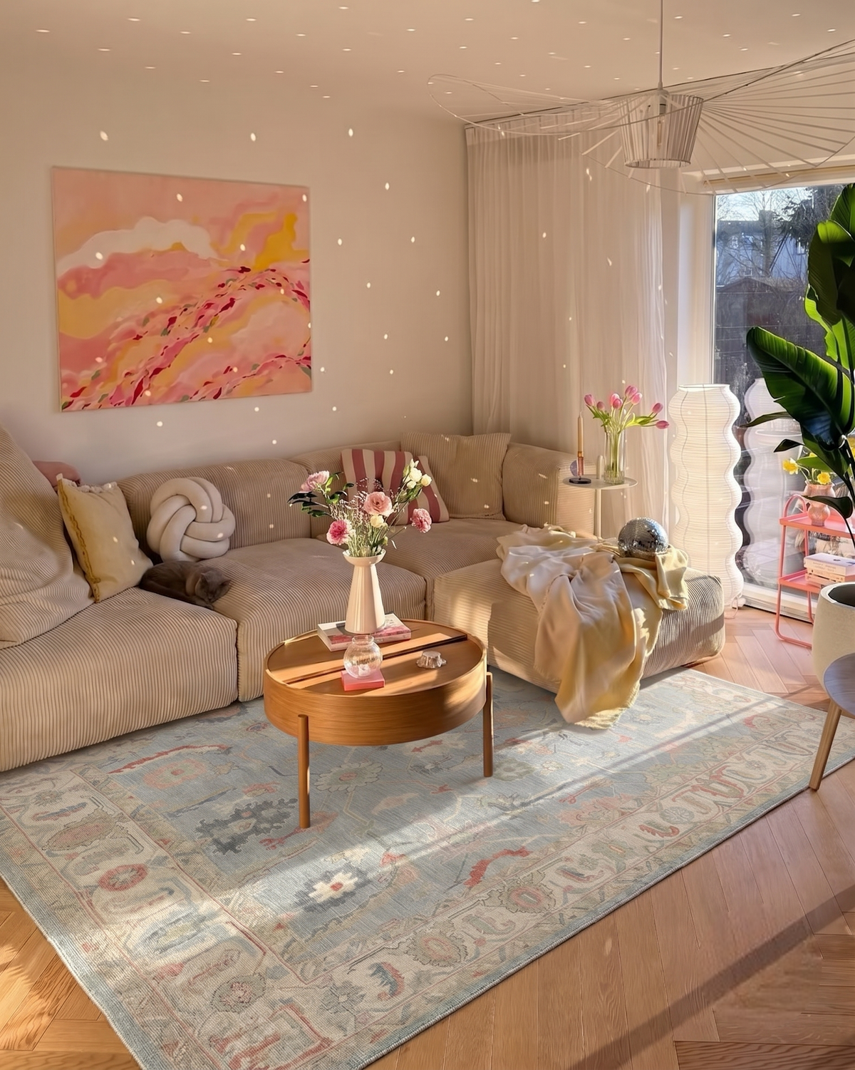 The Valencrest Modern Turkish Oushak Rug