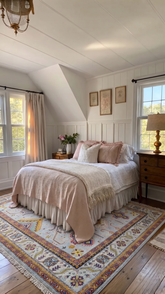 The SELWYN Hand-Knotted Oushak  Wool Area Rug