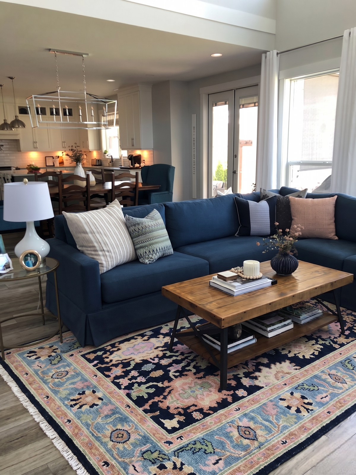 VELMONT Handmade Contemporary Oushak Wool Area Rug