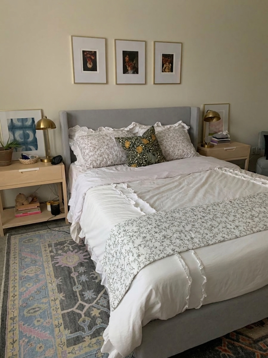 HERITAGE VALE Vintage Oushak Wool Area Rug