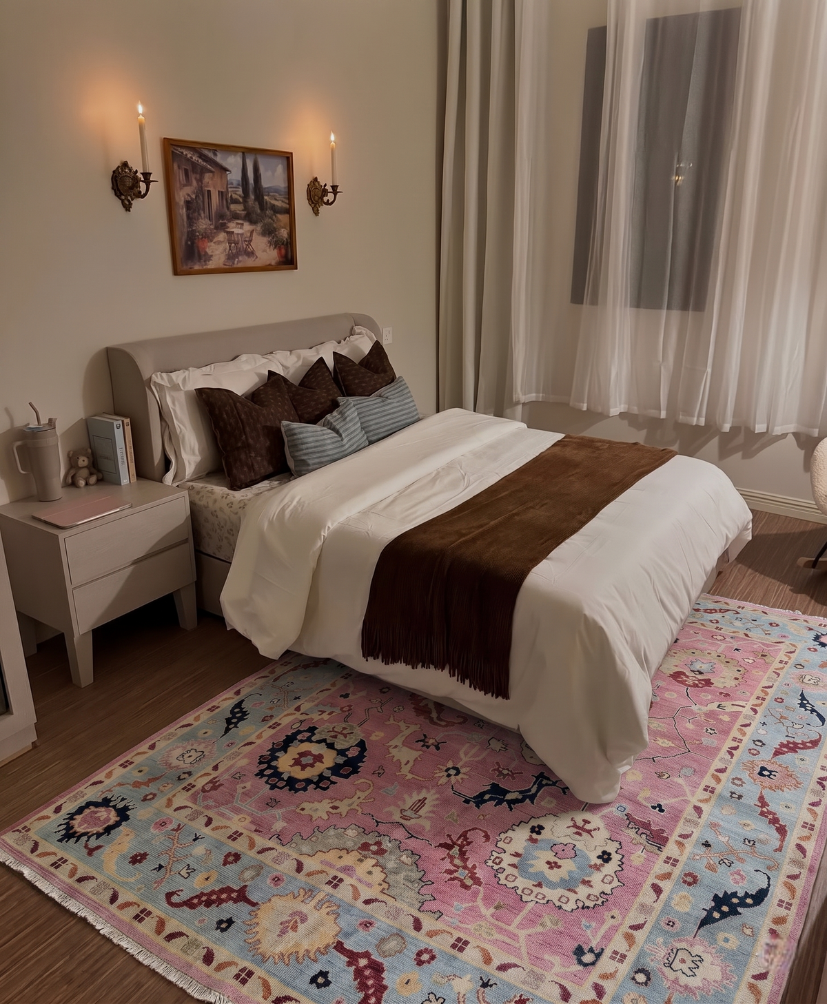 SAFFRON DUNE Oushak Wool Area Rug