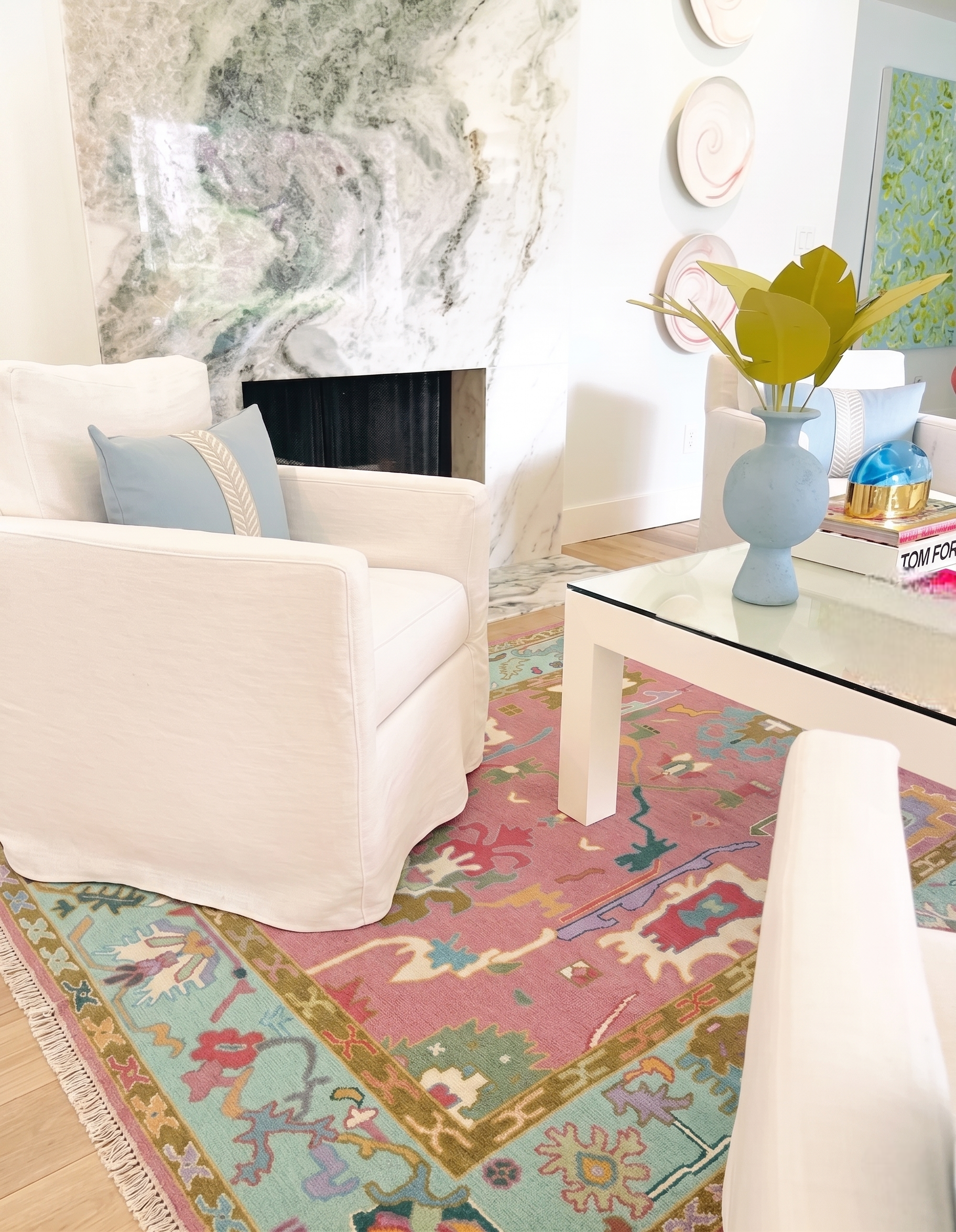MAPLECROFT Antique Oushak Area Rug