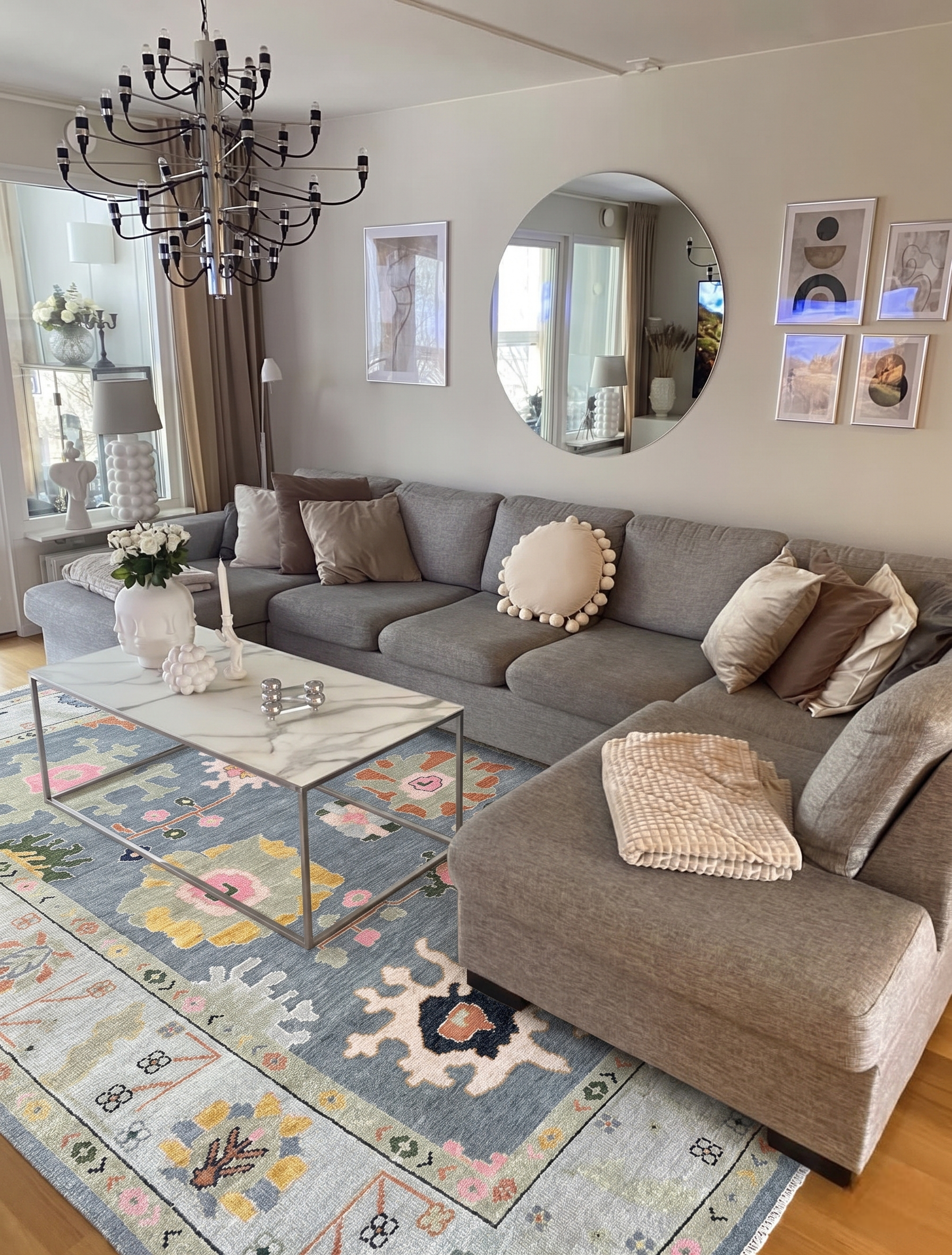 RAVENSHIRE Oushak Wool Area Rug