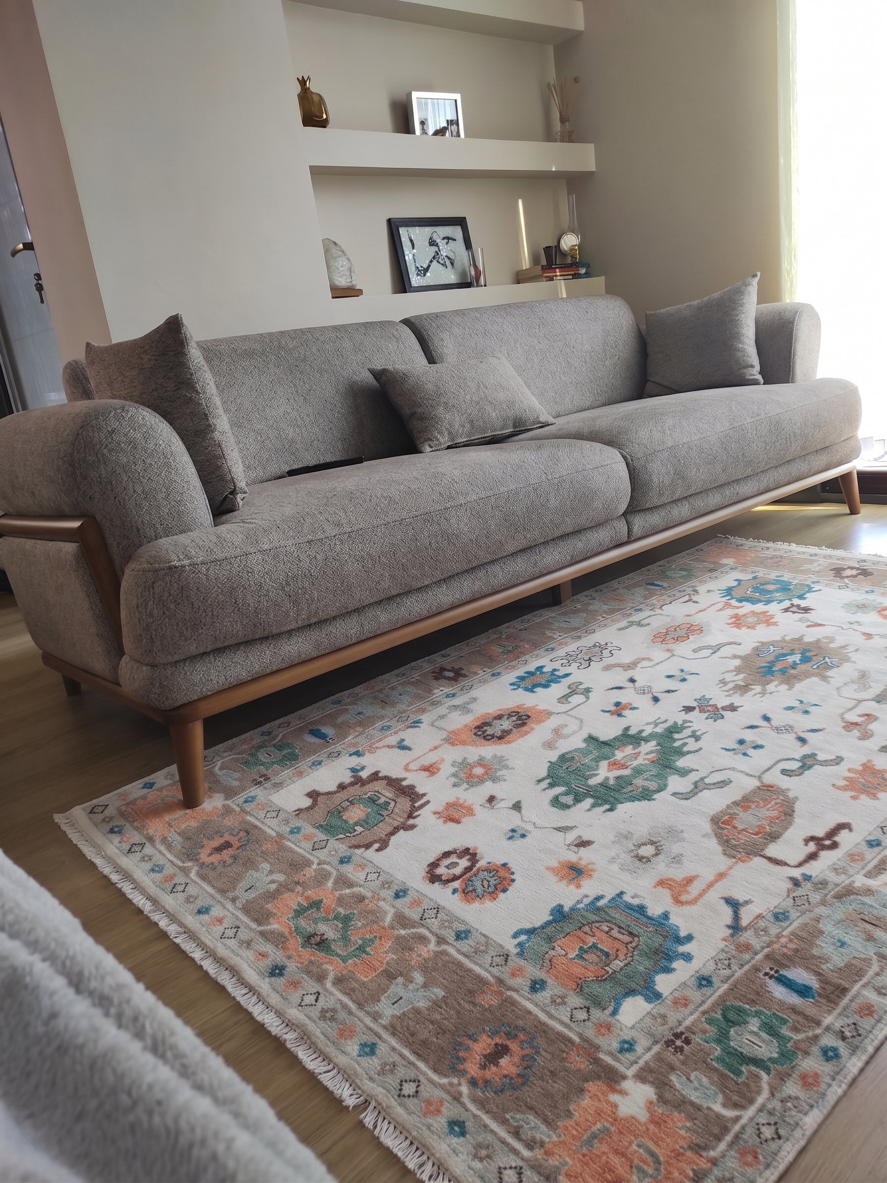 GERTIE  Hand Knotted Oushak Area Rug