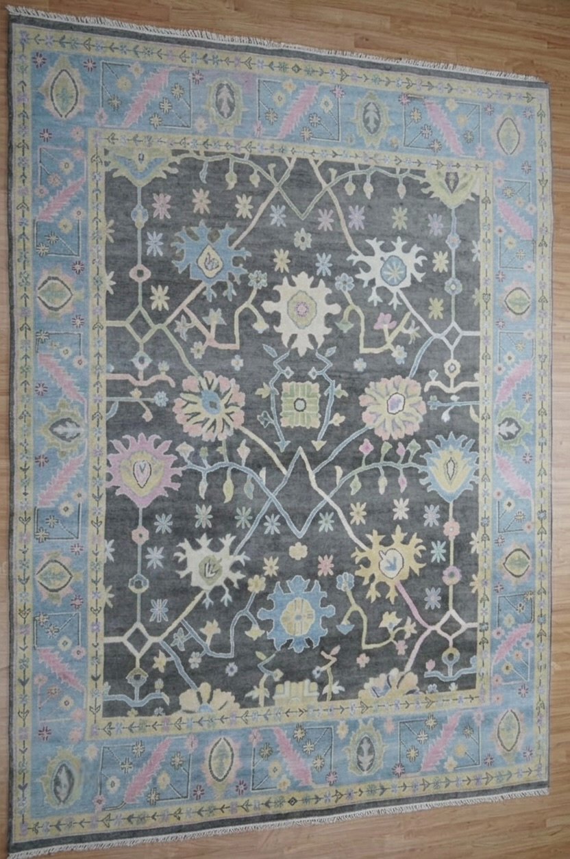 HERITAGE VALE Vintage Oushak Wool Area Rug