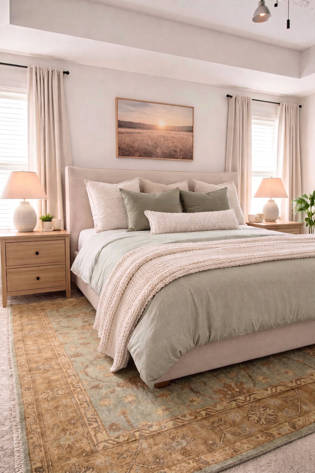 The ANATOLE Handknotted Oushak Wool Area Rug