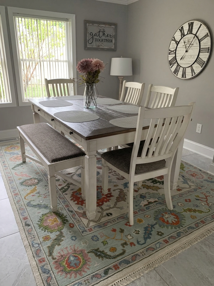 RIVA Oushak Style Hand Knotted Rug