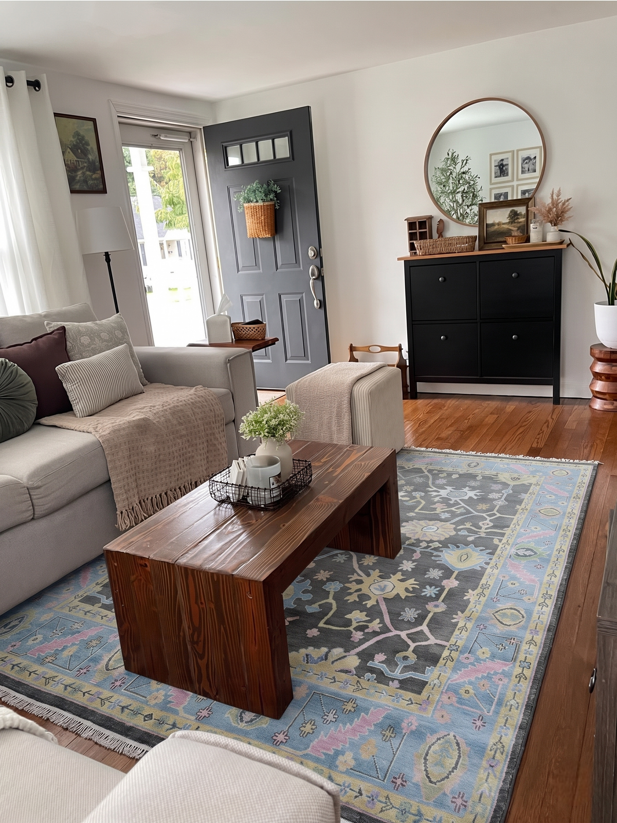 HERITAGE VALE Vintage Oushak Wool Area Rug