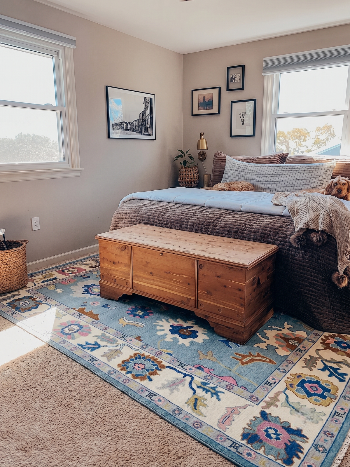 The Cairnfield Hand-Knotted Oushak Wool Area Rug