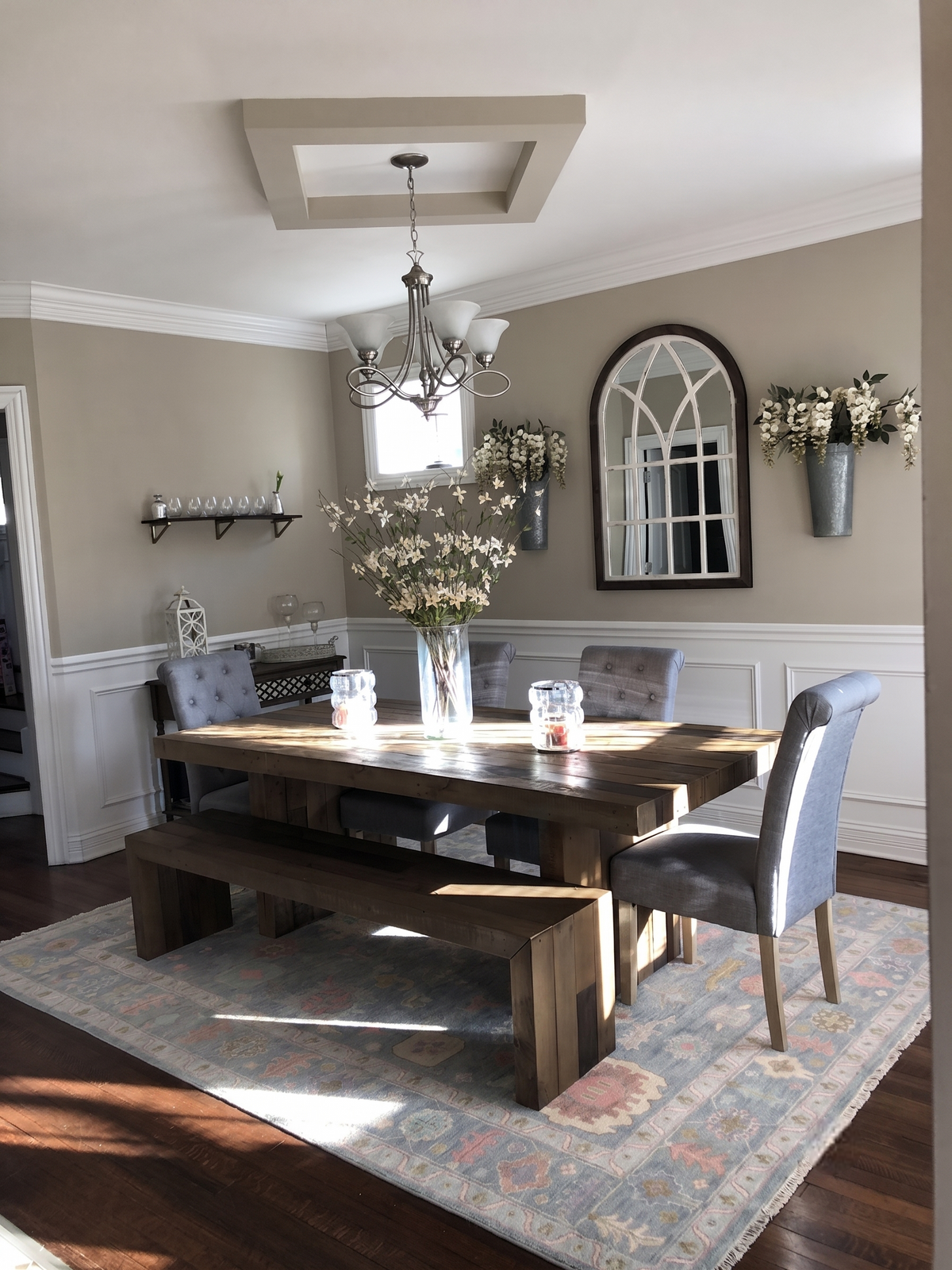 The Orvella Hand Knotted Oushak Wool Area Rug