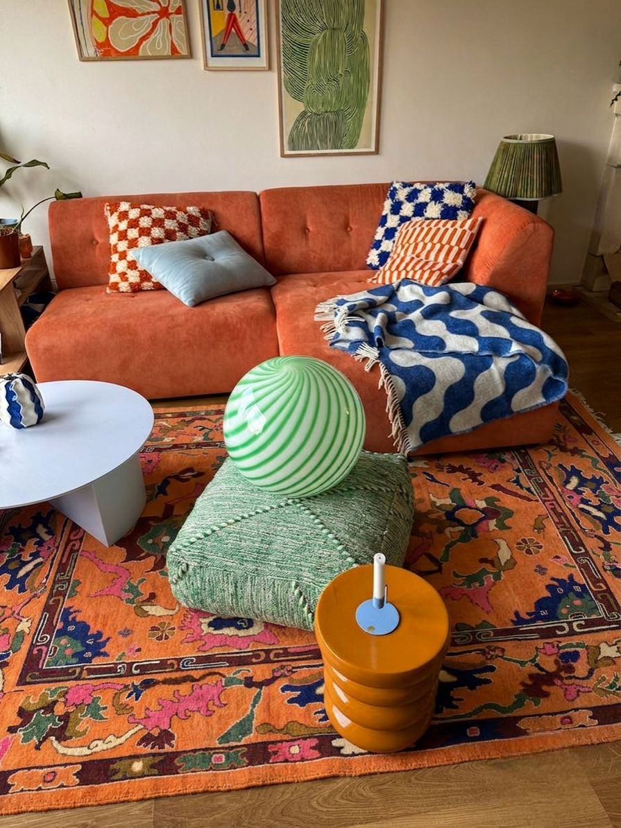 The Montclair Vintage Oushak Rug