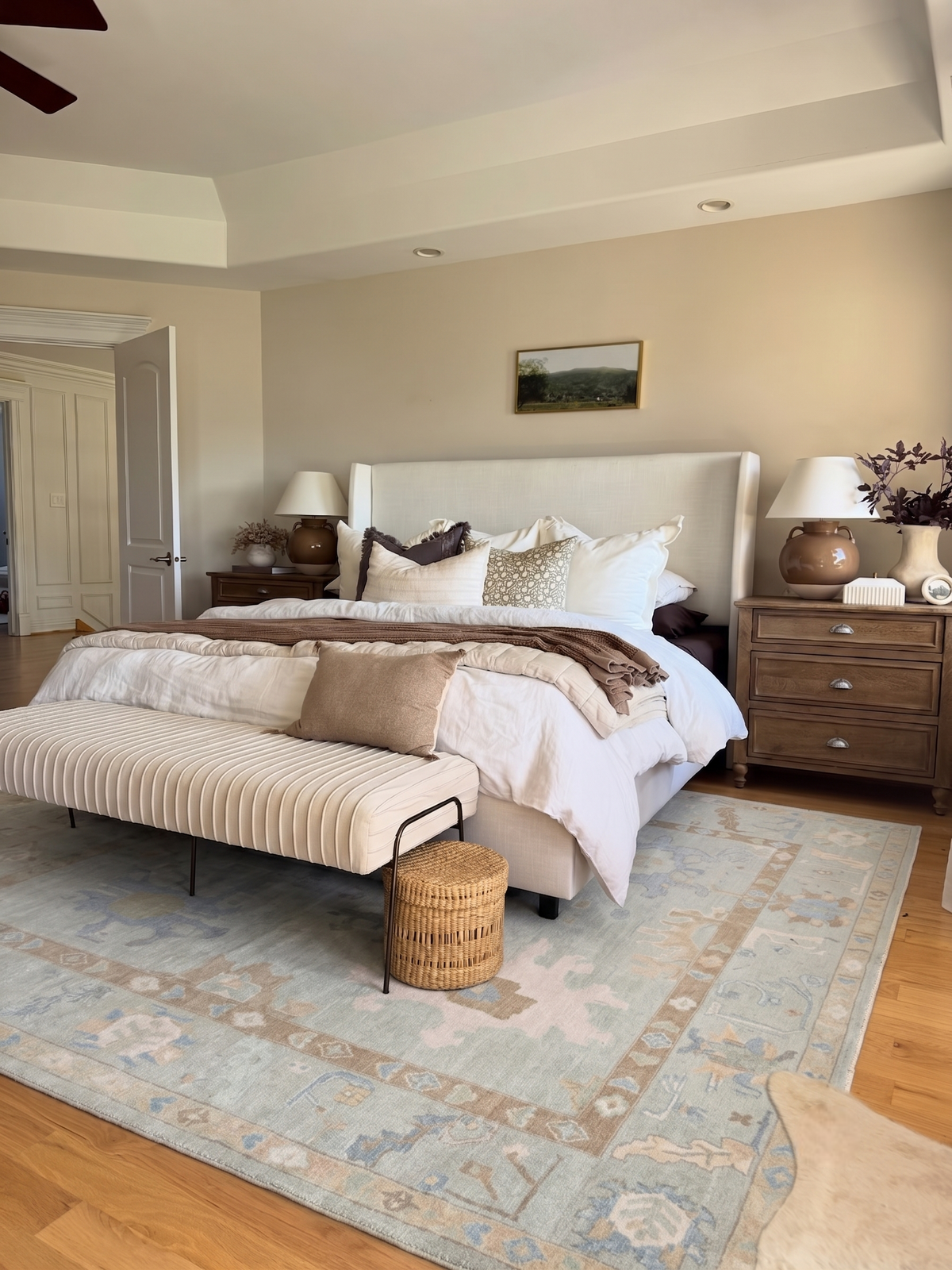 The Iskira Hand Knotted Wool Oushak Rug