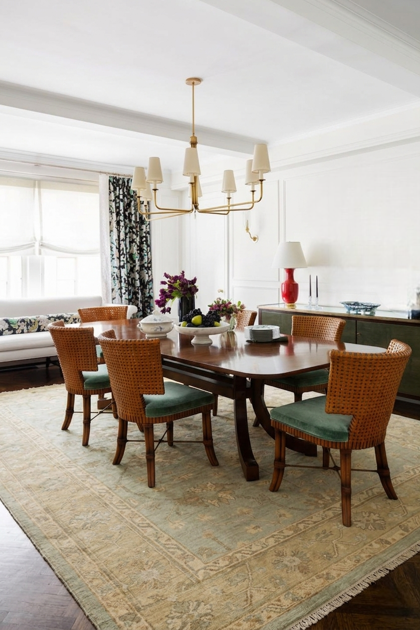 The ANATOLE Handknotted Oushak Wool Area Rug
