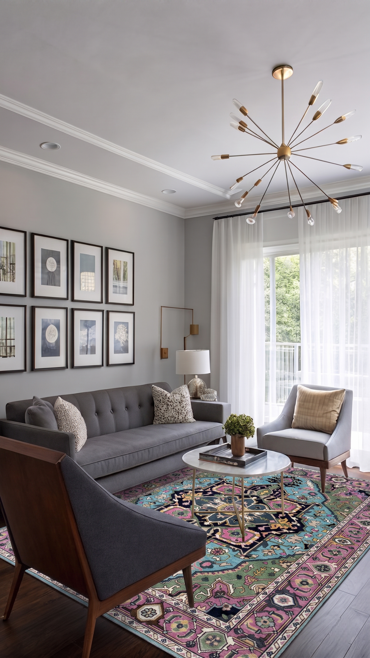 The MIRABEL Hand-Knotted Oushak Rug