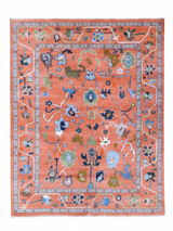 TERRACODE Oushak Style Hand Knotted Rug