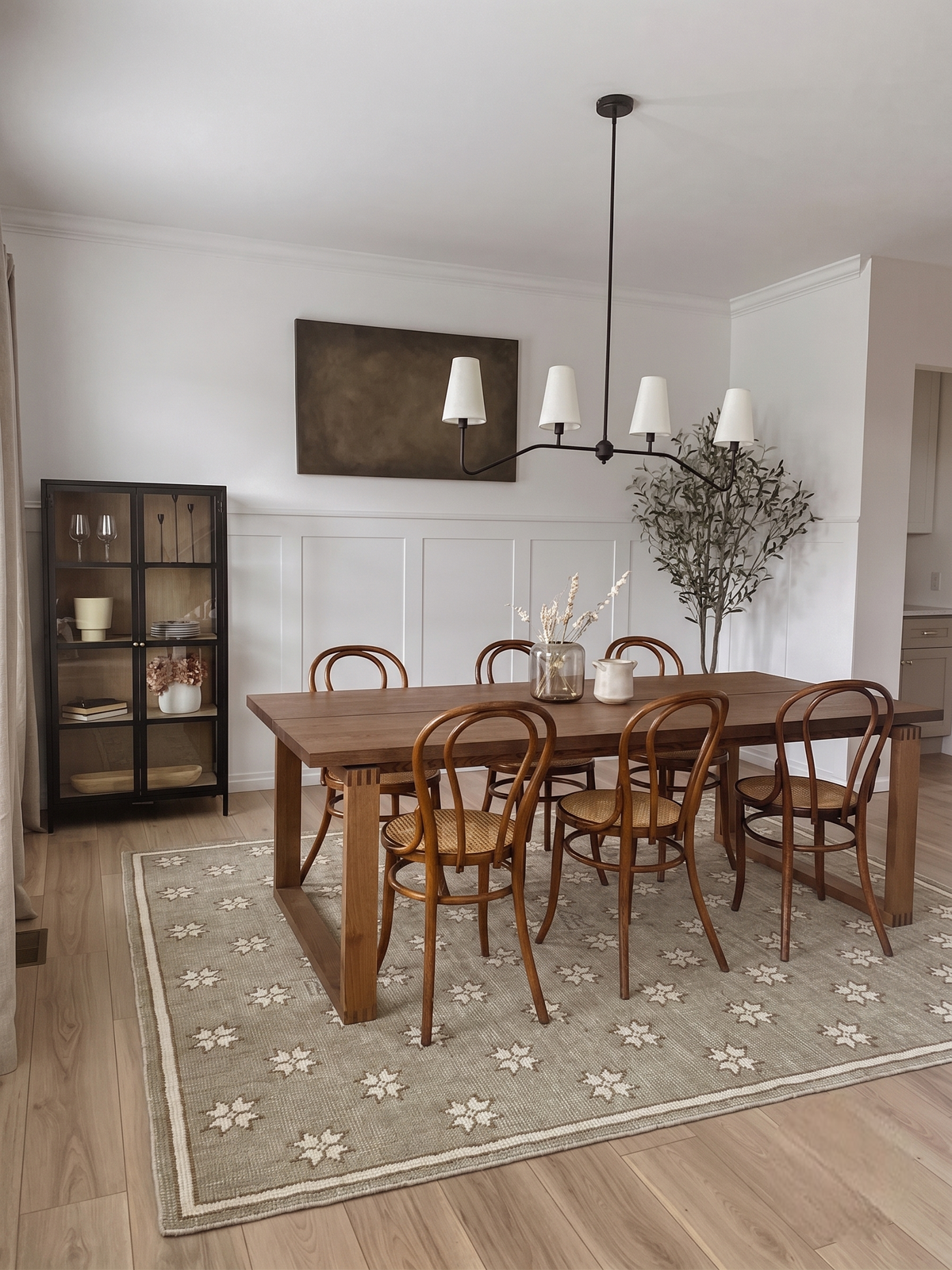 Golden Linen Modern Oushak Rug