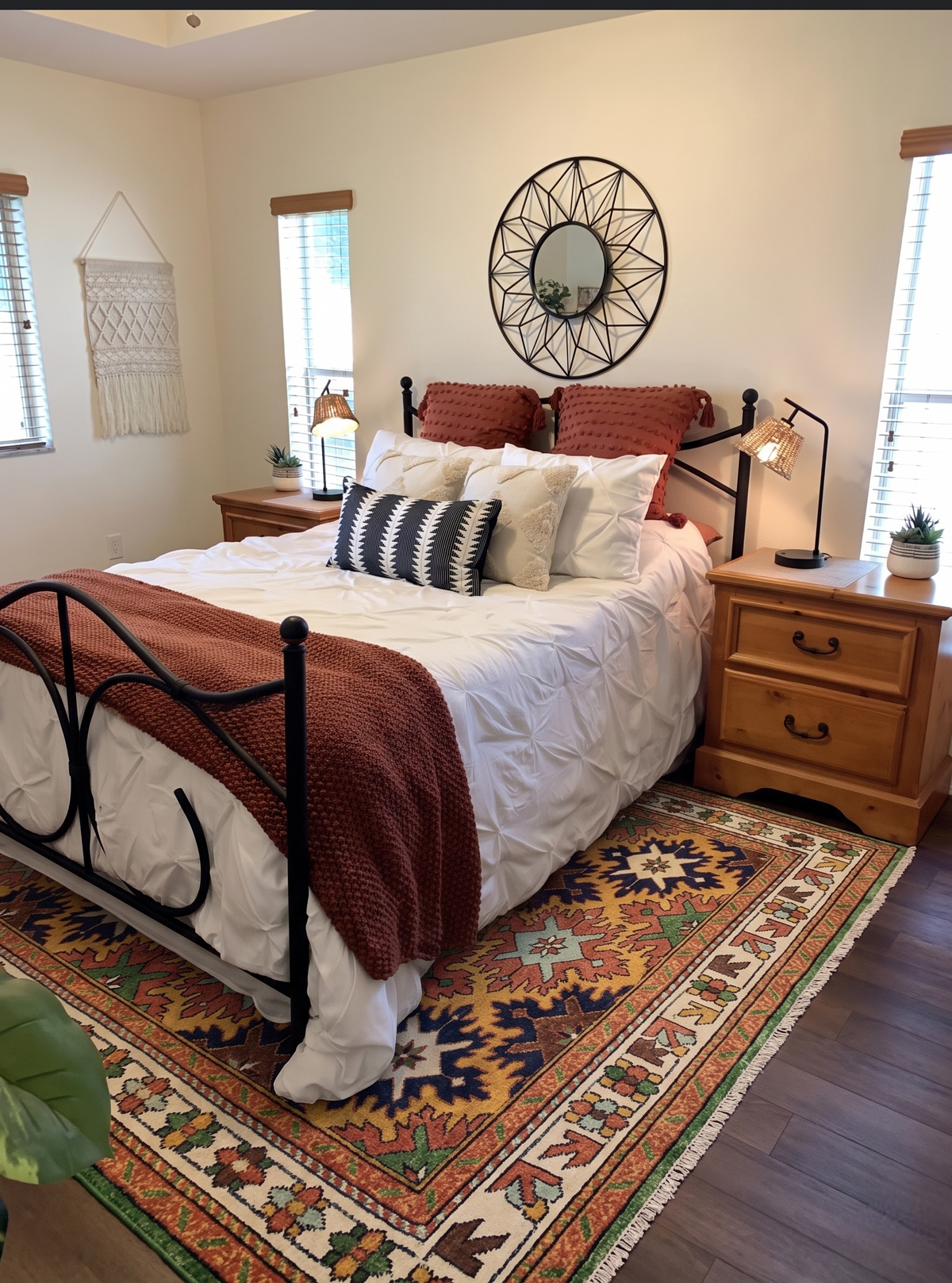 The ARAMORE HandKnotted Oushak  Wool Area Rug