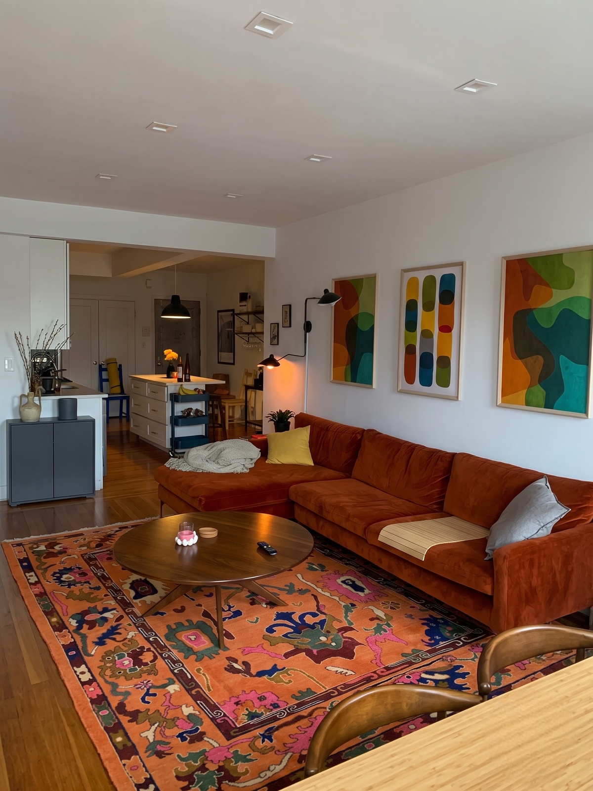 The Montclair Vintage Oushak Rug