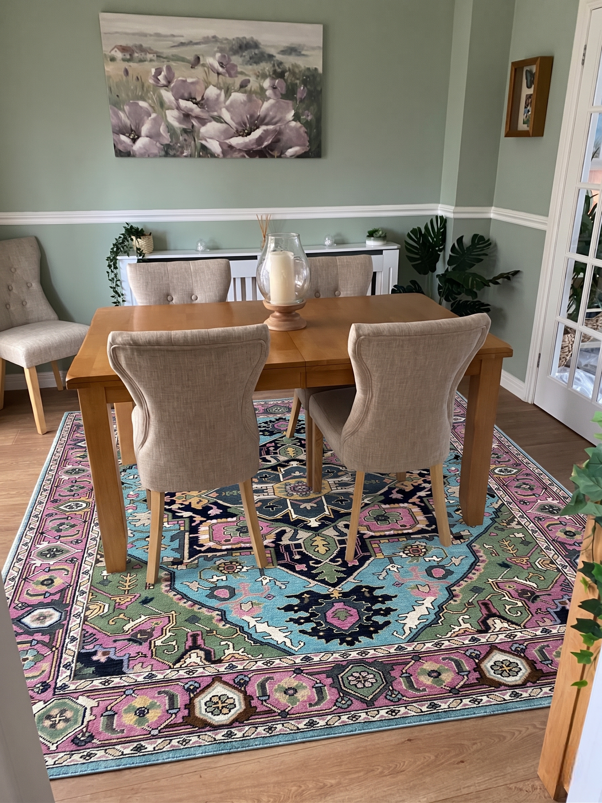 The MIRABEL Hand-Knotted Oushak Rug