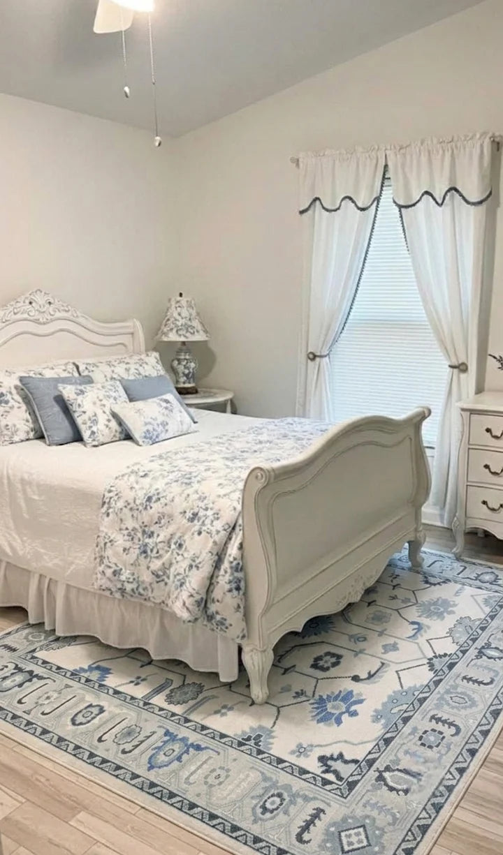MOONSTONE Oushak Style Hand Knotted Rug