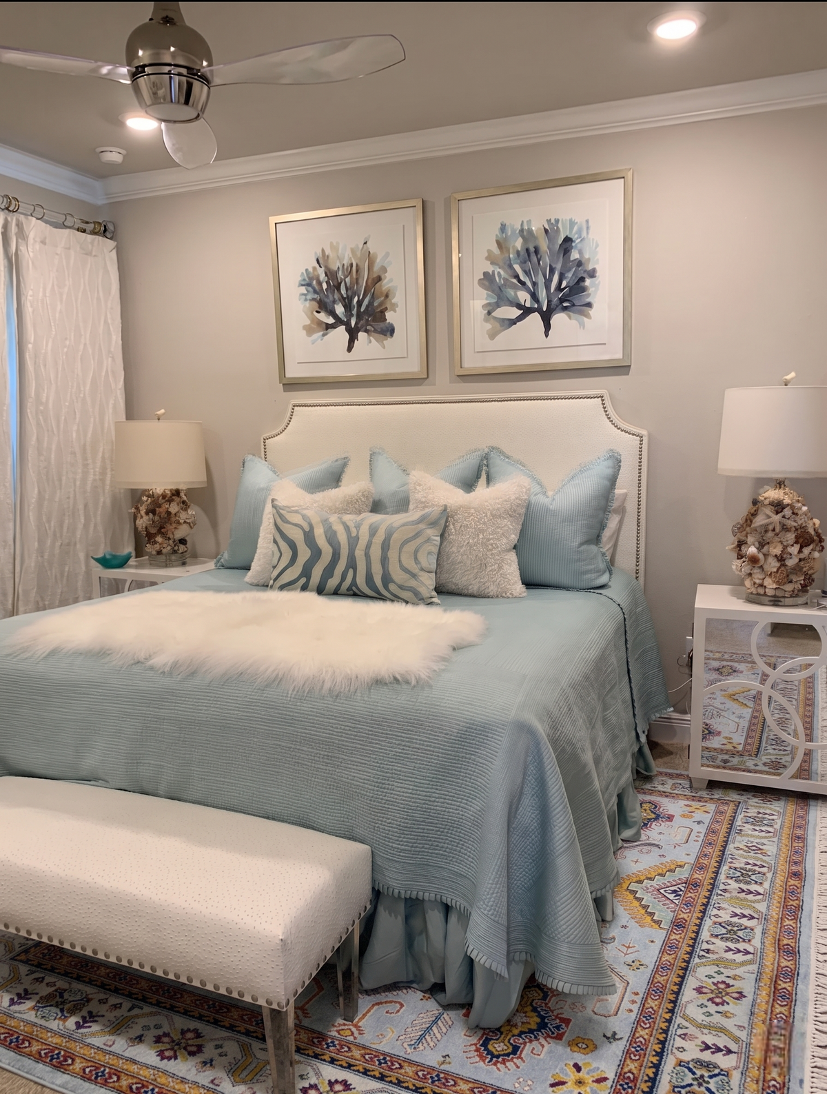 ELARION Oushak Wool Area Rug