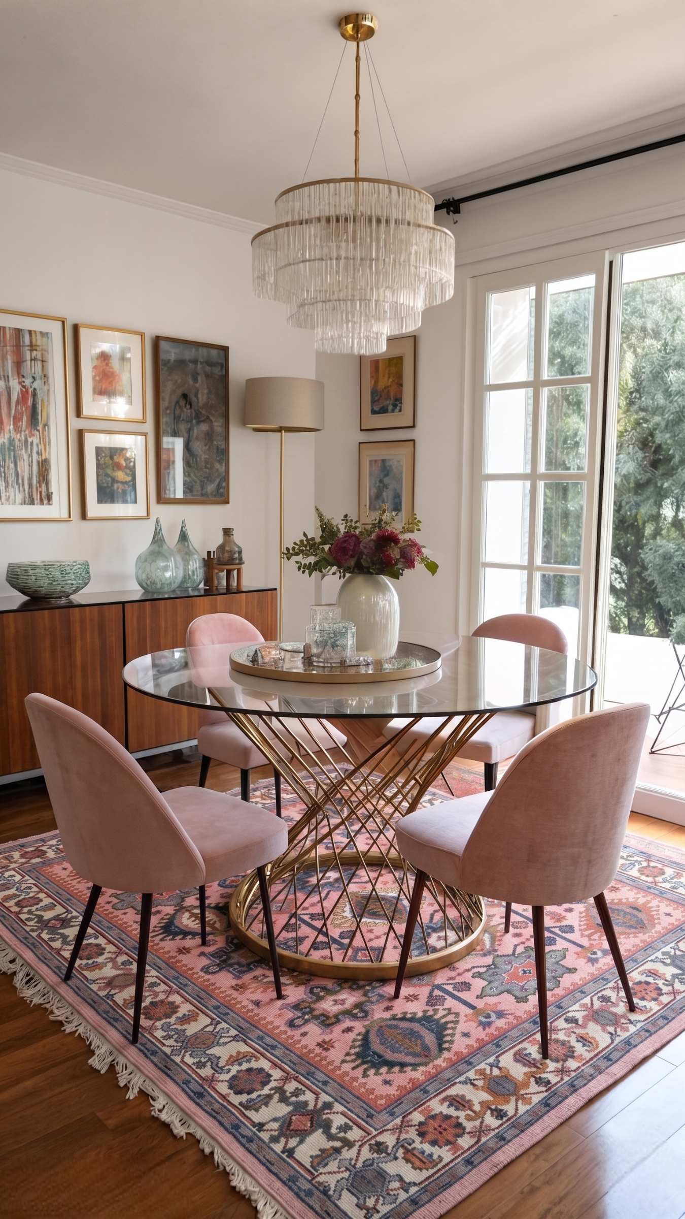 The DARIAN Hand Knotted Oushak Rug