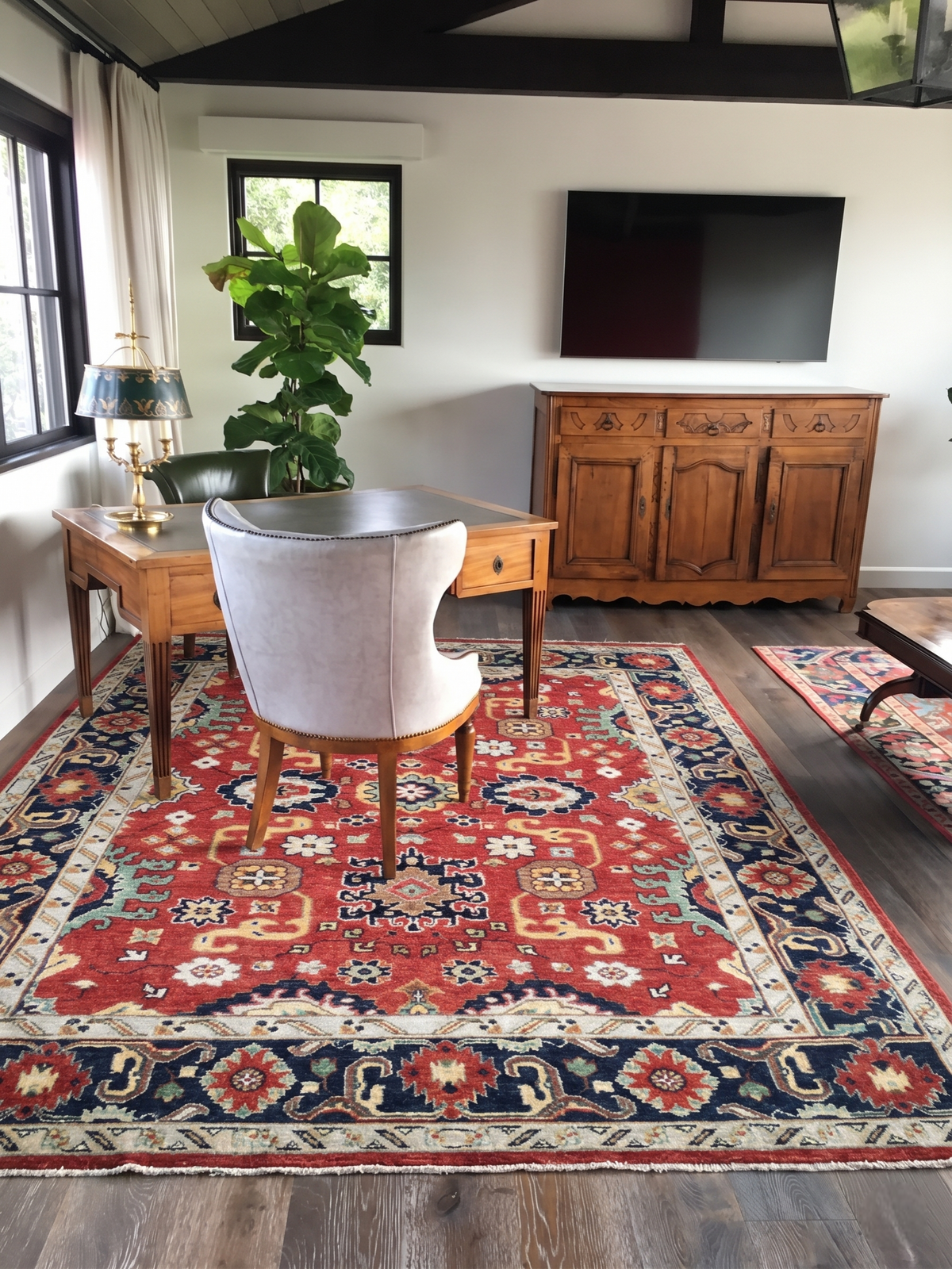 The CALISTA Oushak Wool Area Rug