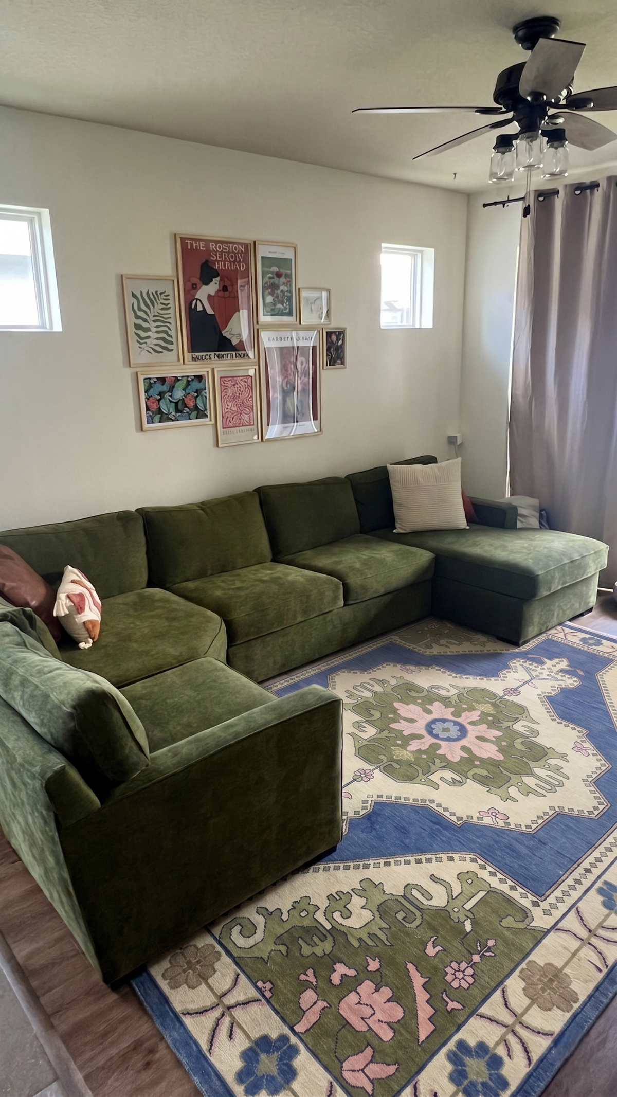 AVELAINE Turkish Oushak Area Rug