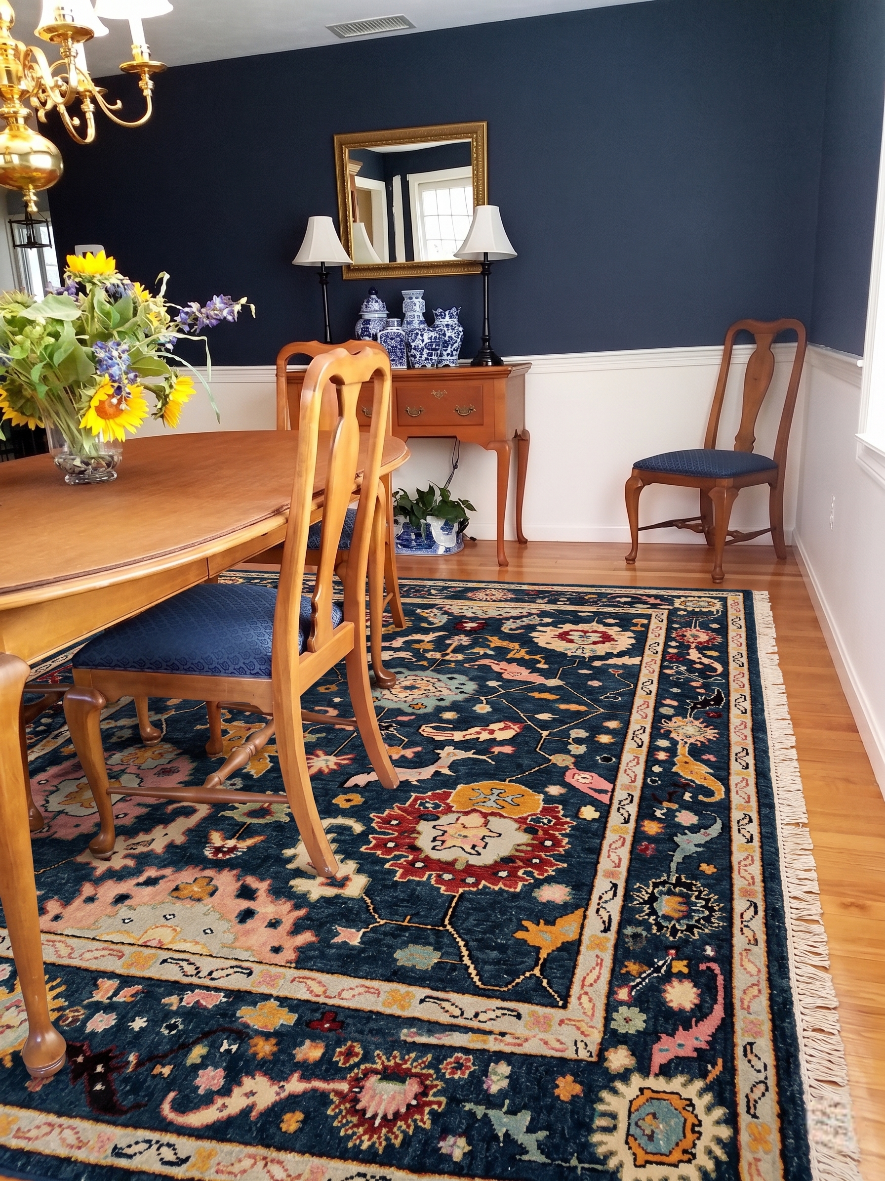 ELOWEN Hand-Knotted Oushak Rug