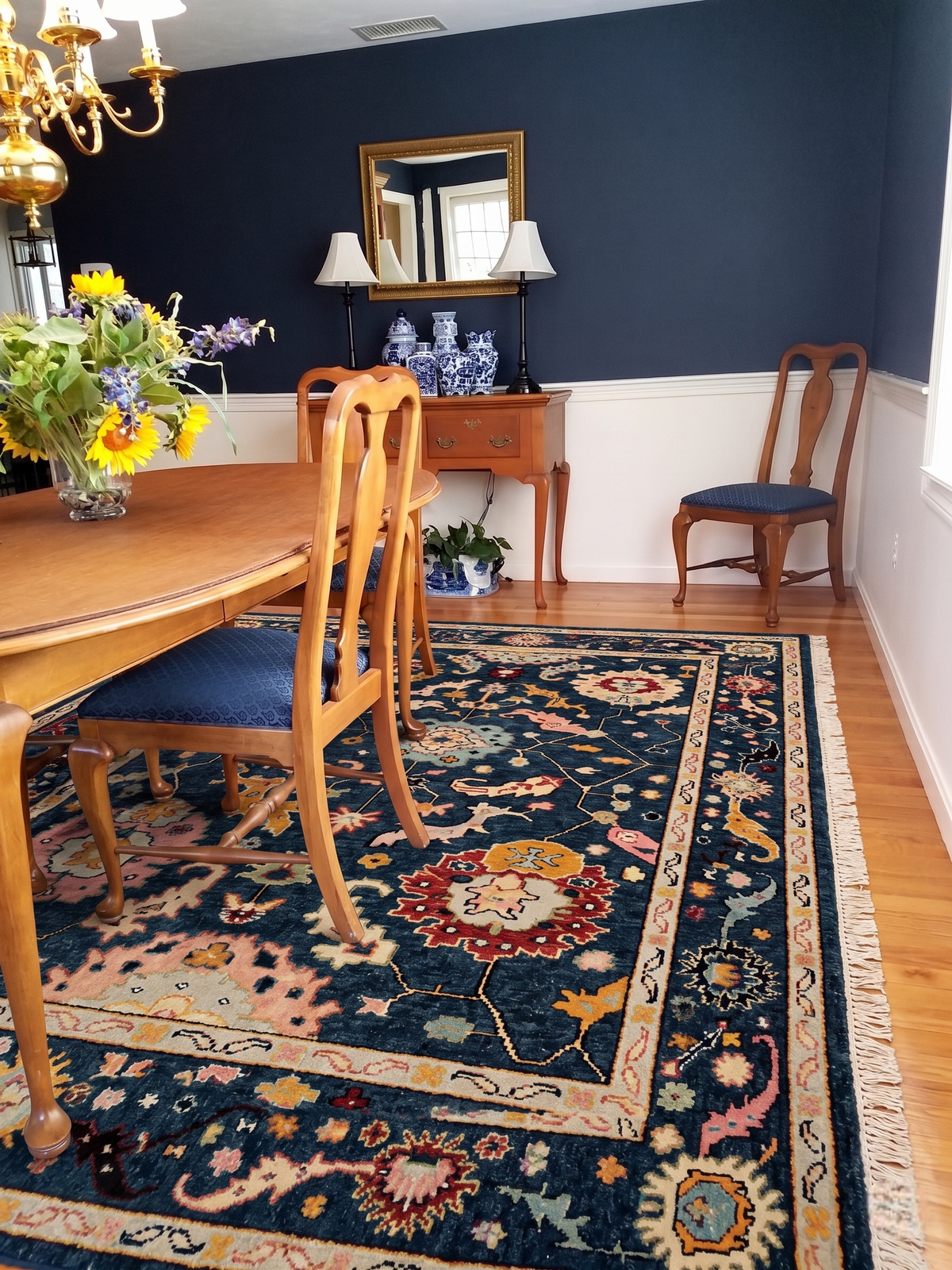 ELOWEN Hand-Knotted Oushak Rug
