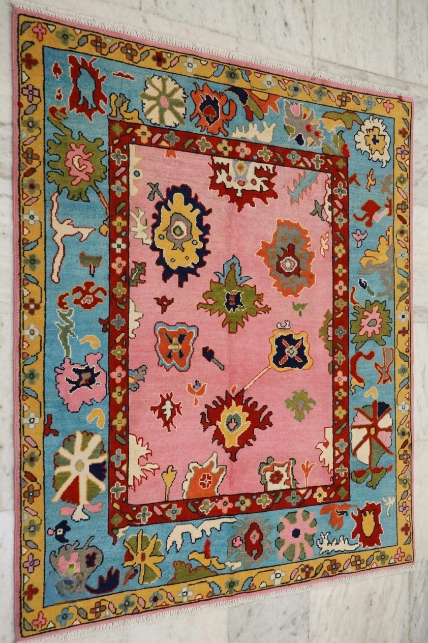 CYPRESS MANOR Hand Knotted Oushak Rug