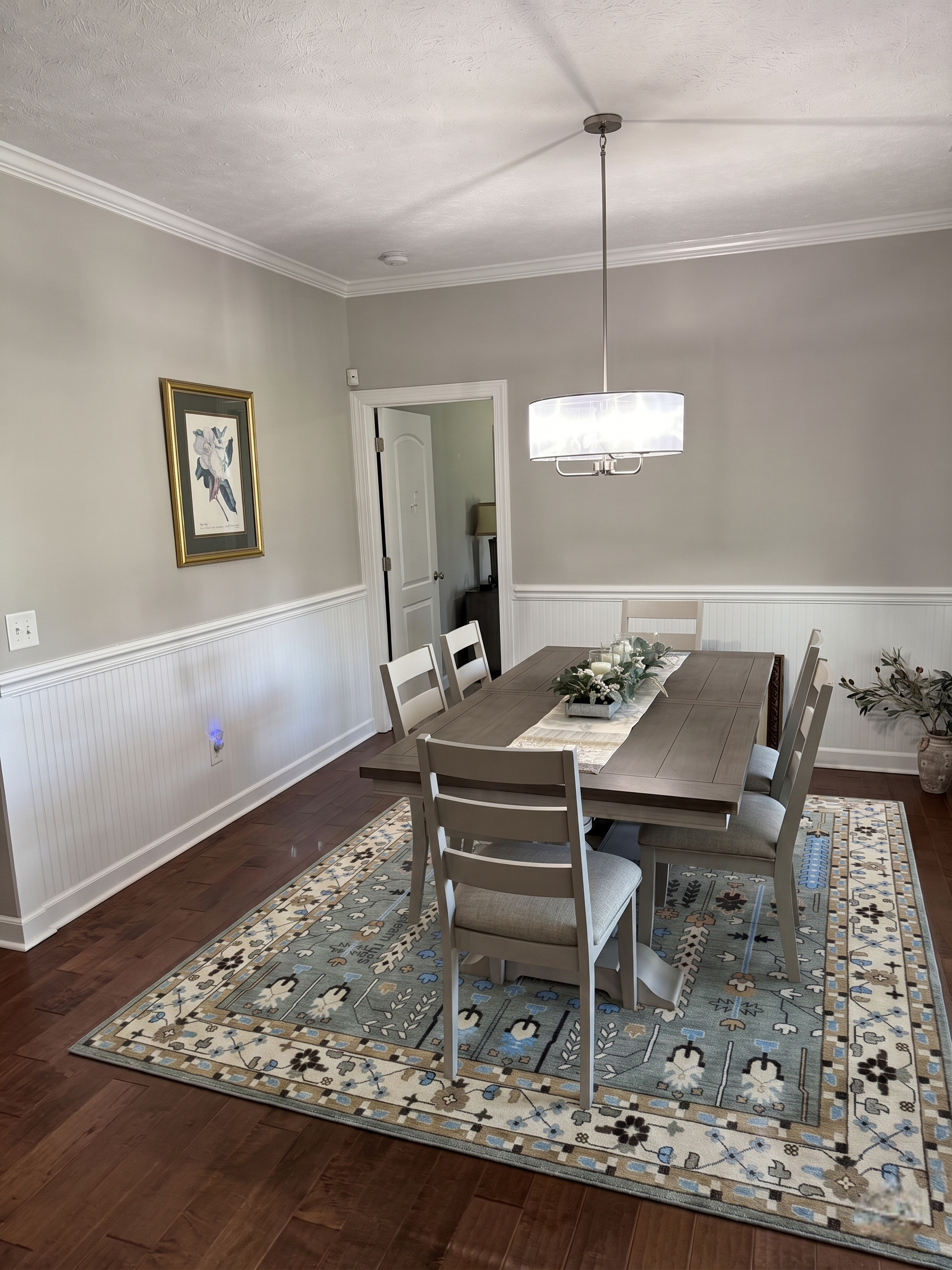 CLAYBOURNE Hand-Knotted Oushak Wool Area Rug