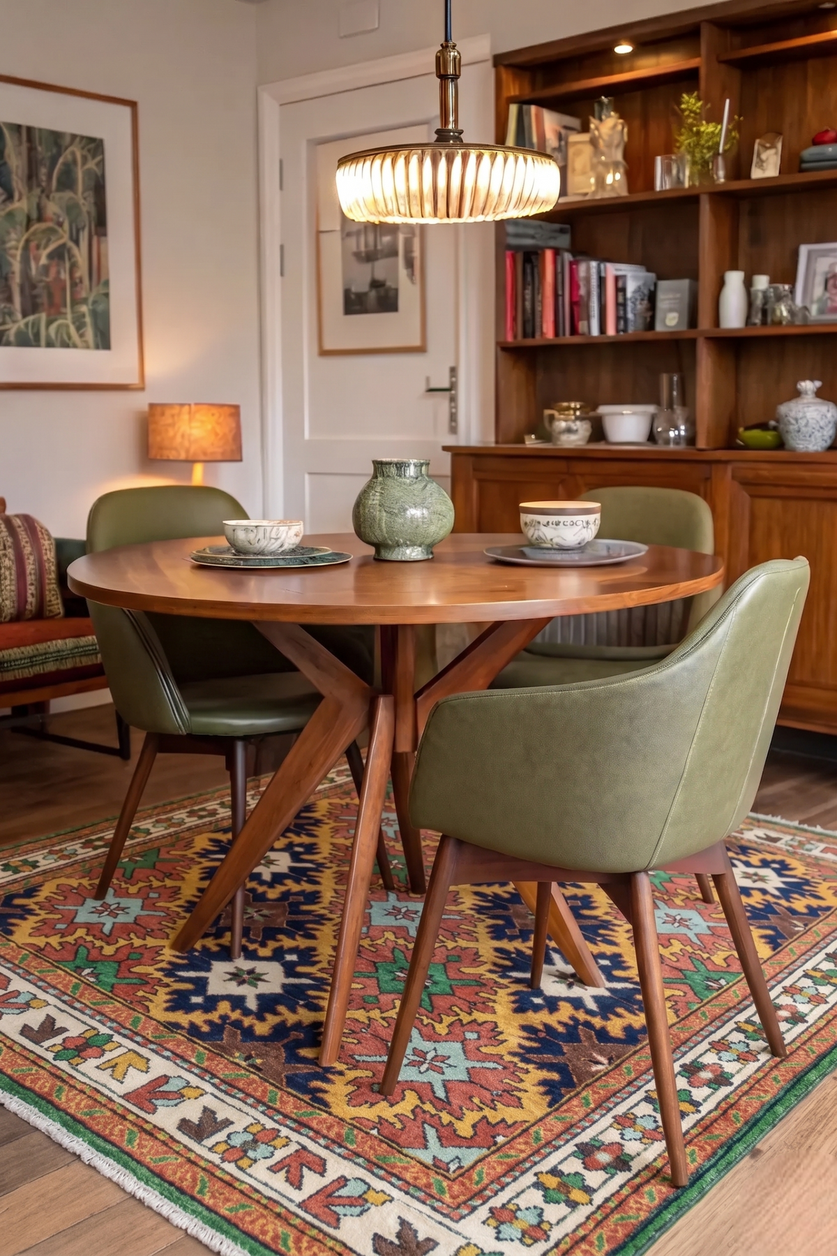 The ARAMORE HandKnotted Oushak  Wool Area Rug
