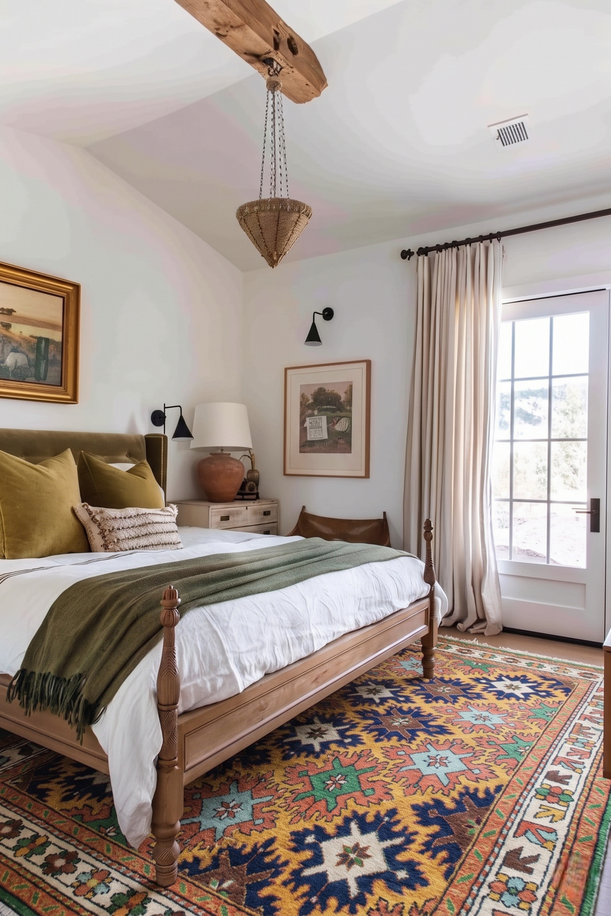 The ARAMORE HandKnotted Oushak  Wool Area Rug