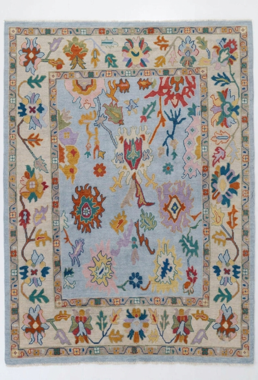 AGATHA  Hand Knotted Oushak Area Rug