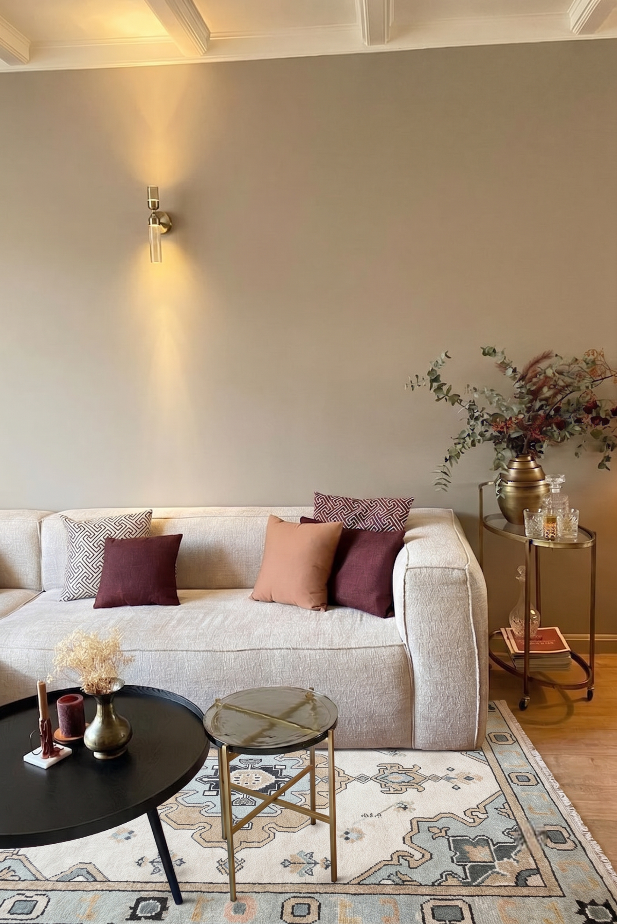 The Seraphine Oushak Wool Runner Rug