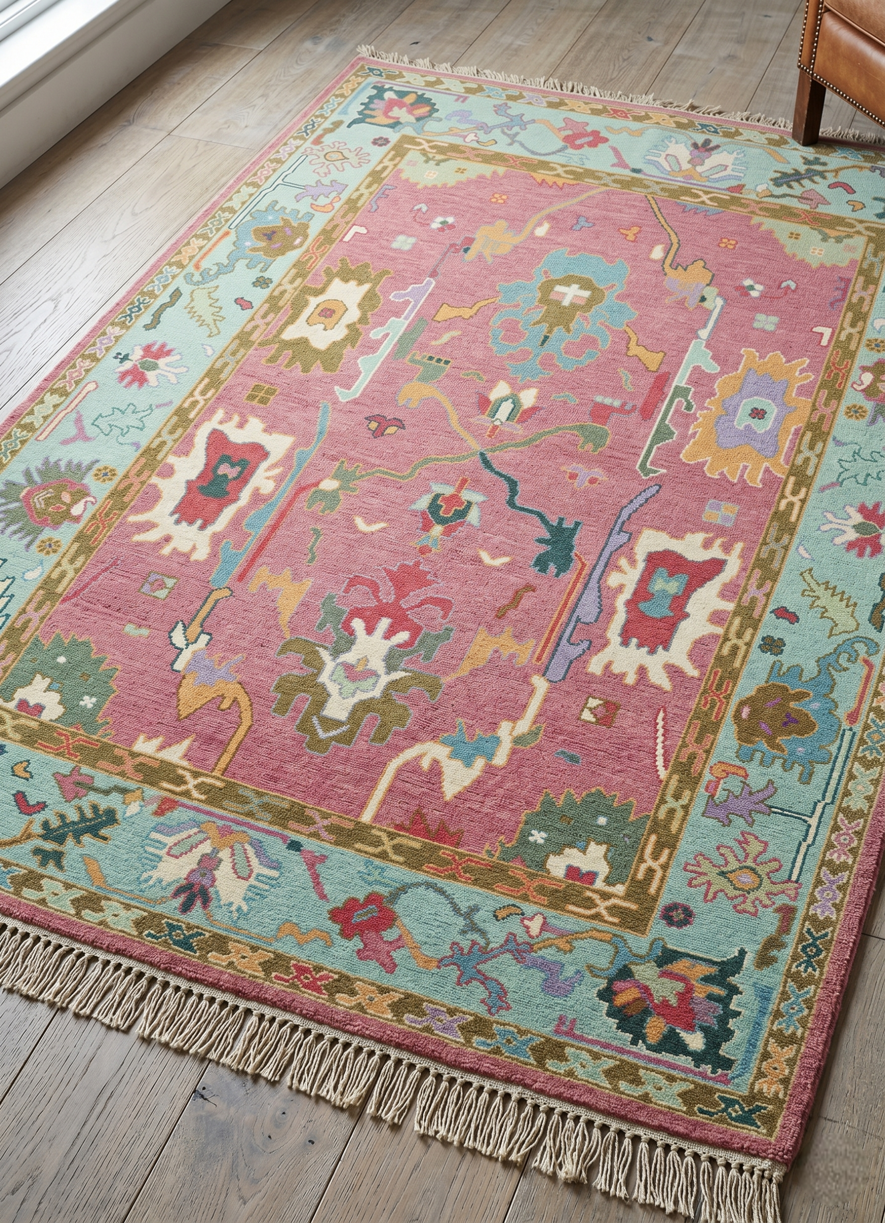 MAPLECROFT Antique Oushak Area Rug