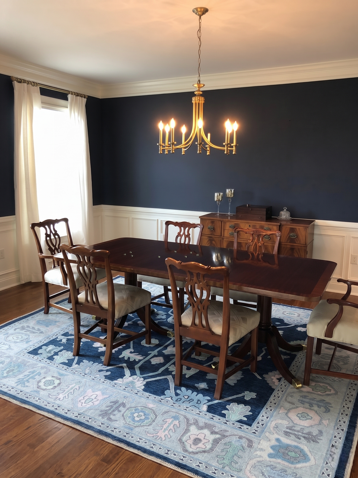 NOBLECREST Oushak Wool Area Rug