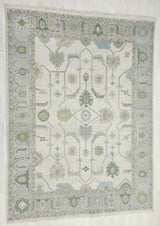 MATILDANIS-02 Oushak Style Hand Knotted Rug
