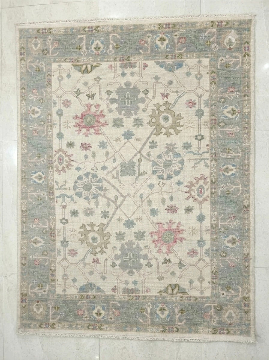 ELIA Oushak Style Hand Knotted Rug