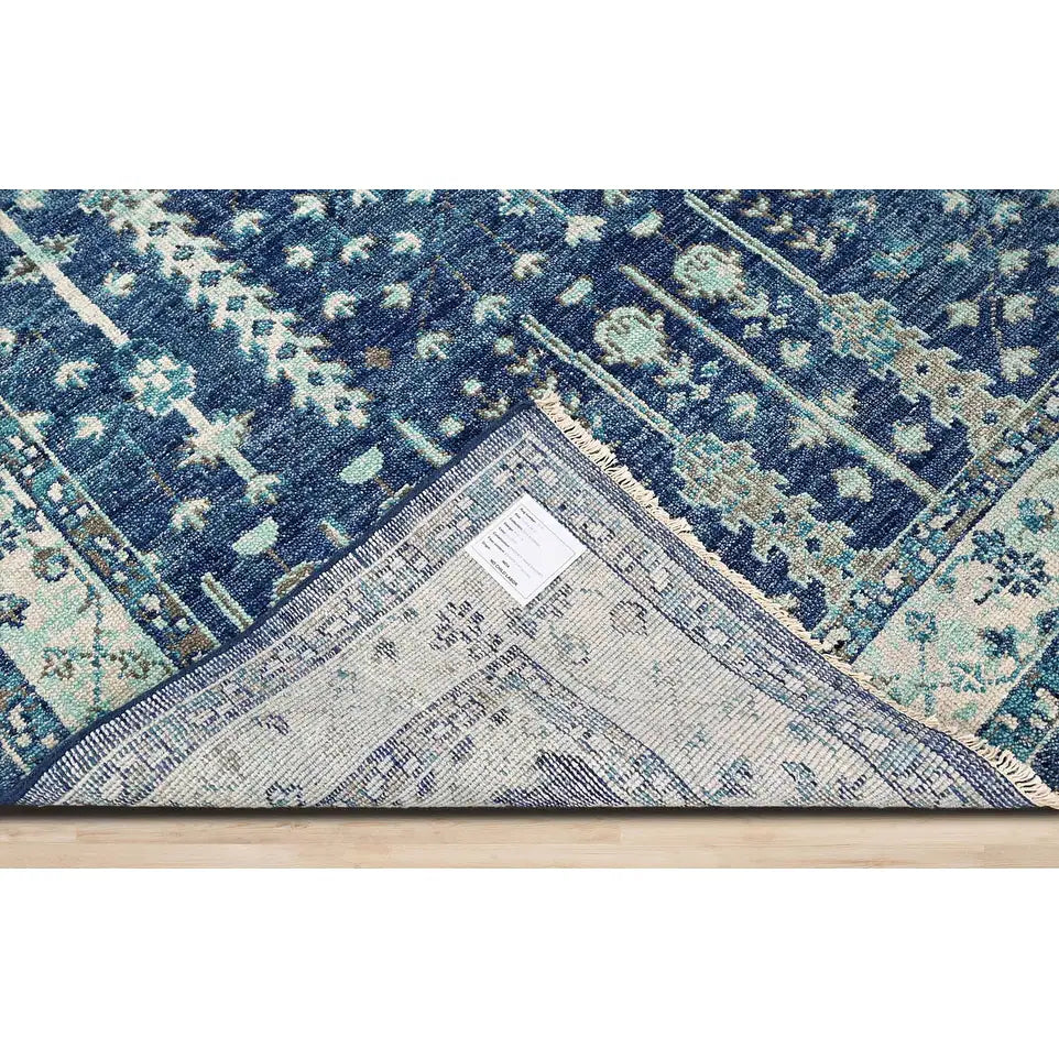 HEARTHFIELD Hand Knotted Turkish Oushak Wool Area Rug