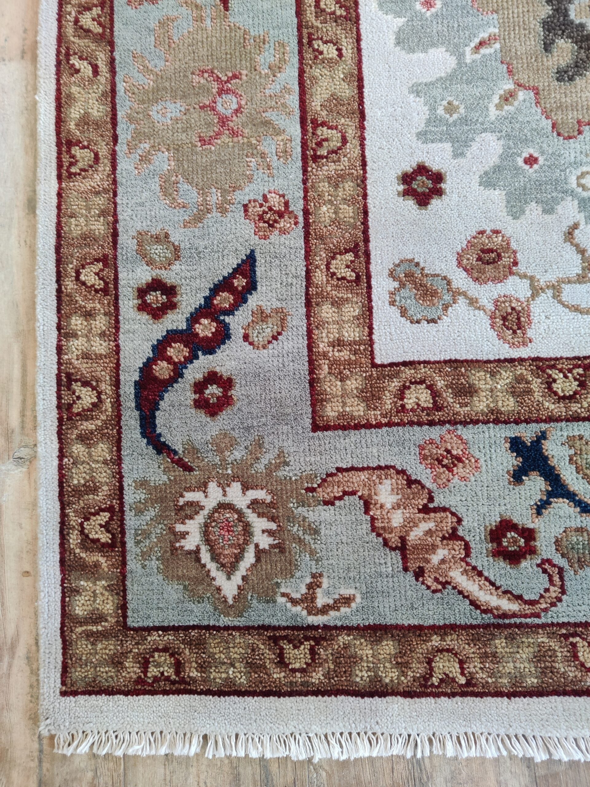 MONTCLAIR VALE Geometric Oushak Wool Area Rug
